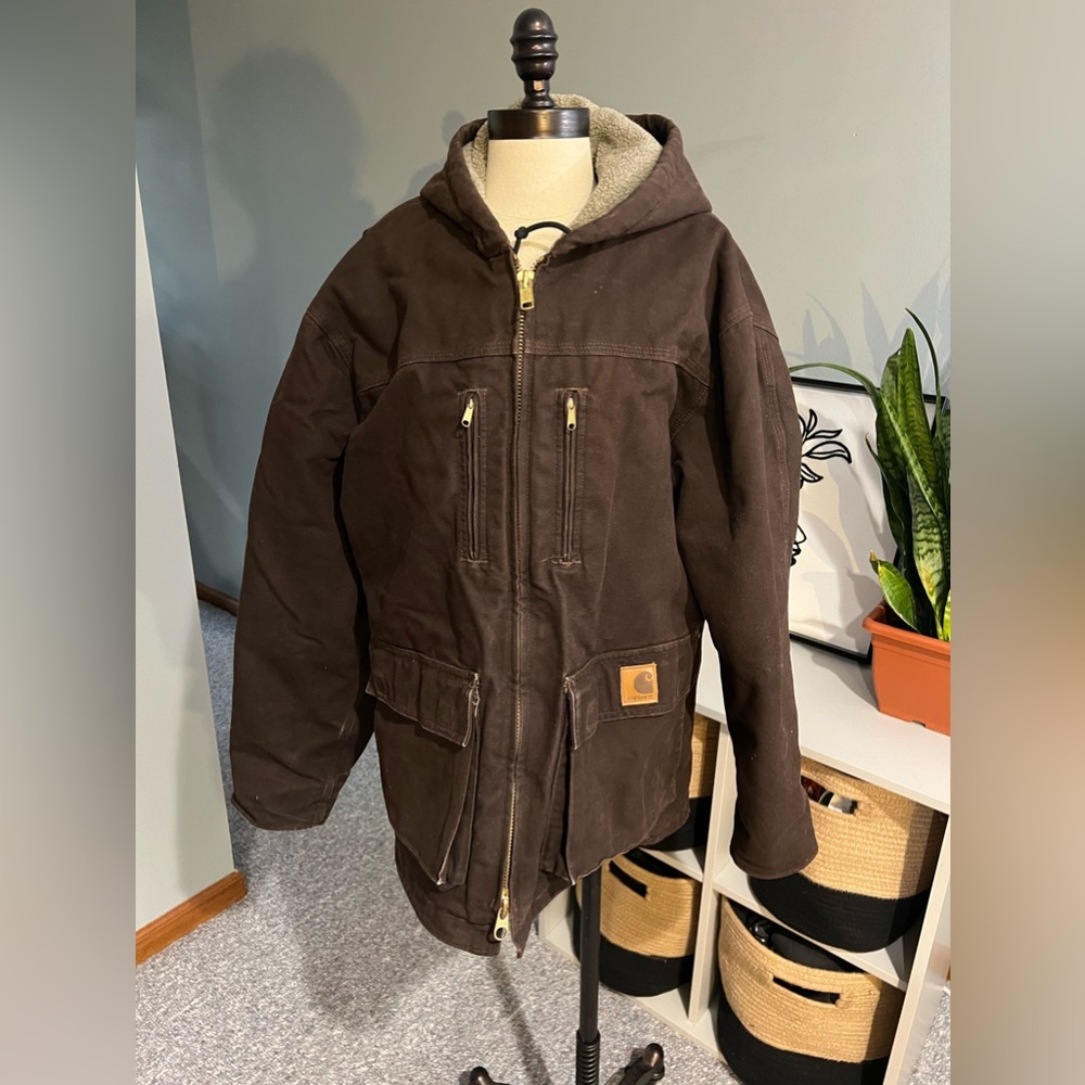 Carhartt heavy Sherpa lined Jacket